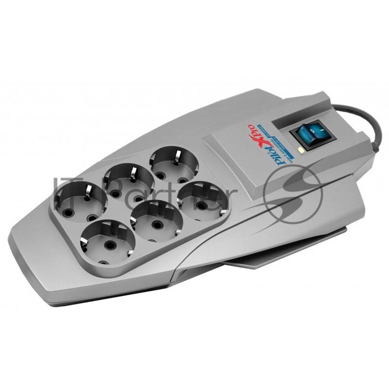 Сетевой фильтр Pilot X-Pro: 6 евророзеток Zero Start биметаллический предохранитель и микропроцессор 5 метров Pilot X-Pro 5M