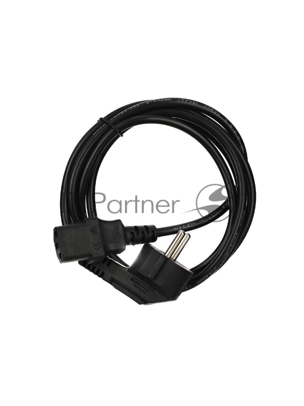 Кабель компьютер-розетка 220V (EURO) <VDE> 3G0,75mm2 VCOM {CE021-CU} 1,8м