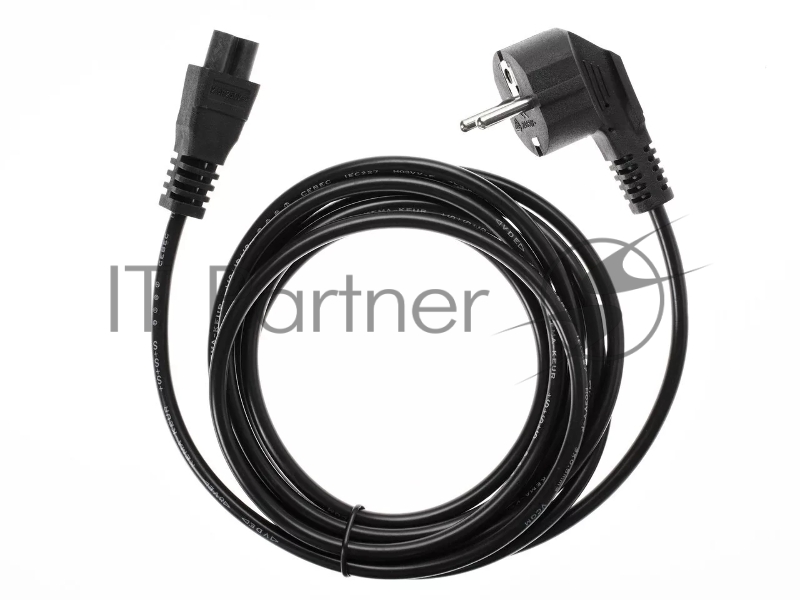 Кабель питания VCOM для ноутбуков 3М 3G*0.5mm 220V (CE022-CU) VDE стандарт