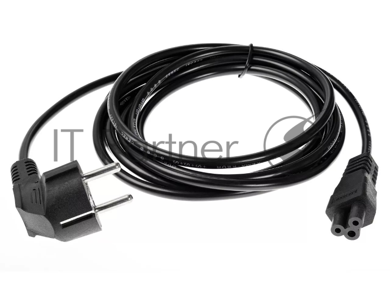 Кабель питания VCOM для ноутбуков 3М 3G*0.5mm 220V (CE022-CU) VDE стандарт