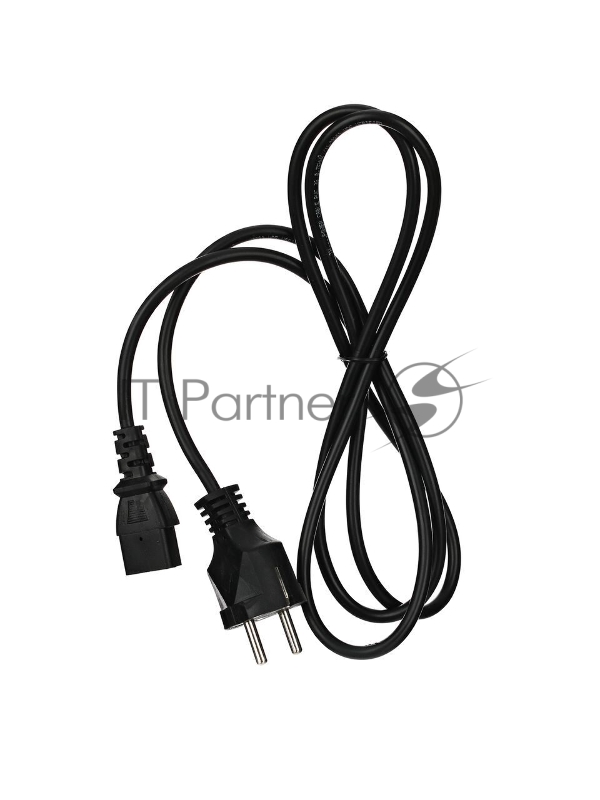 Кабель компьютер - розетка 220V (EURO) 1.8м, 3G 0,75mm медь, Telecom