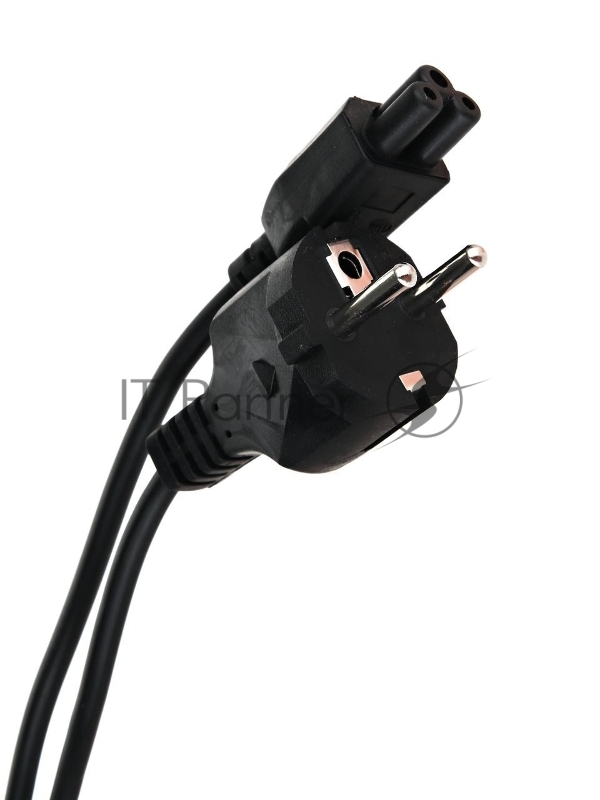 Кабель питания для ноутбуков 3-pin, с заземлением, 220V (EURO) 1.8м,медь, Telecom <TE022-CU0.5-1.8M>