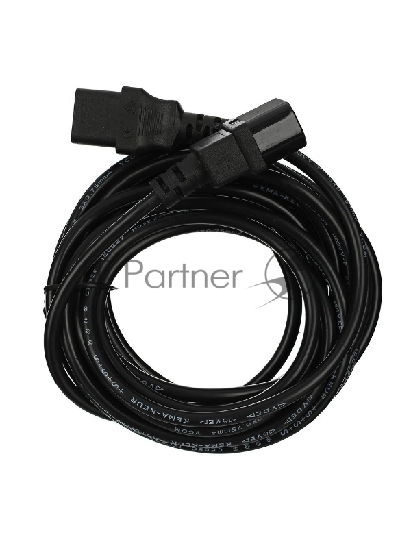 Кабель монитор - компьютер 220V (UPS -> устройство) <VDE> 3G*0.75mm VCOM (CE001-CU)5м