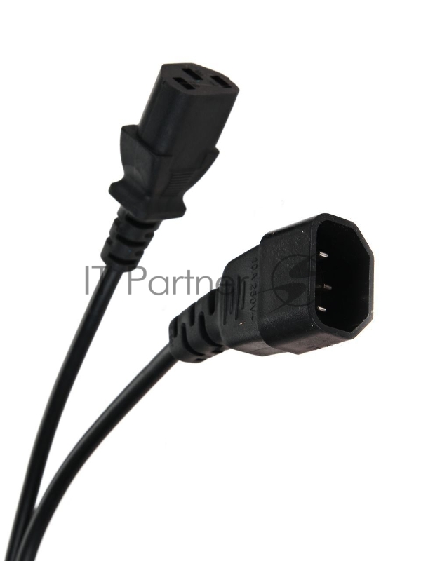 Кабель монитор - компьютер 1.8 метра 220V (UPS -> устройство) VDE 3G*0.5mm QUST(Aopen) ACE001-1.8м