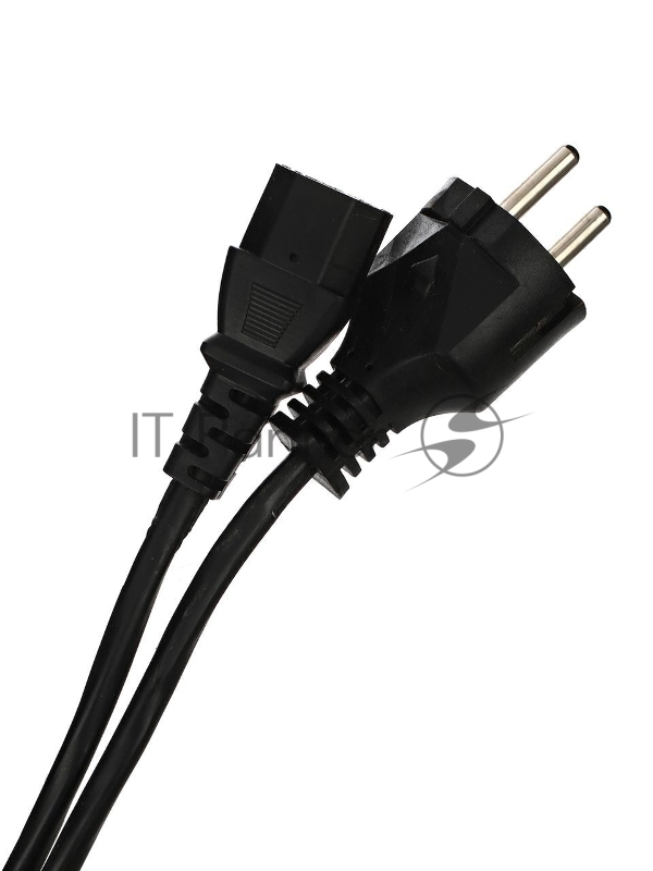 Кабель компьютер-розетка 220V EURO VDE 3G*1.0mm2 медь TELECOM TE021-CU 1,8м