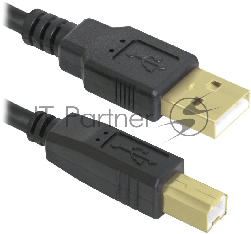 Кабель Defender USB04-10 PRO Кабель USB 2.0 для соед. 3.0м AM/BM , зол.конт, 2фер.фил. (87431)