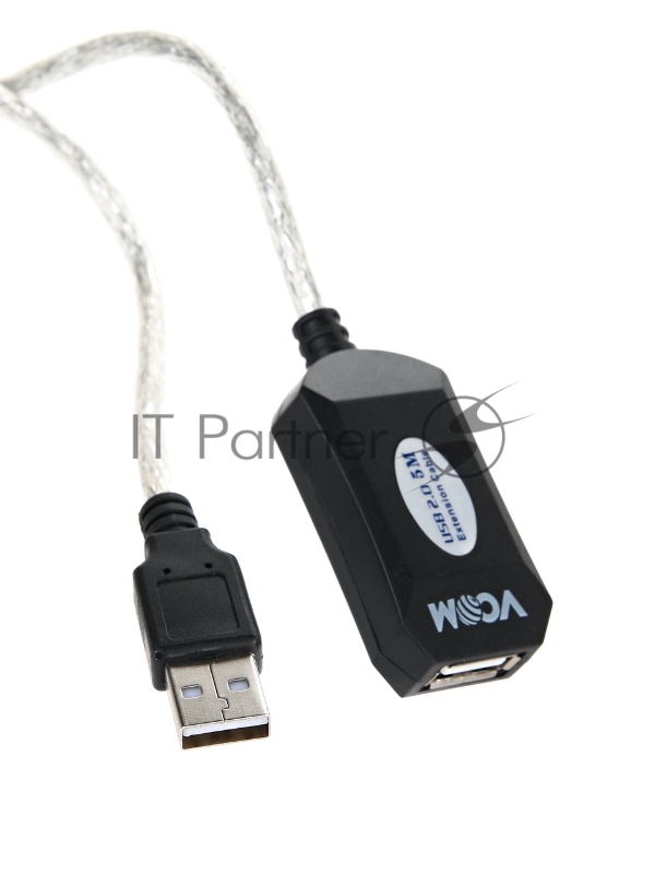 Кабель VCOM VUS7049-5M USB2.0-repeater, удлинительный активный <Am-->Af> 5м