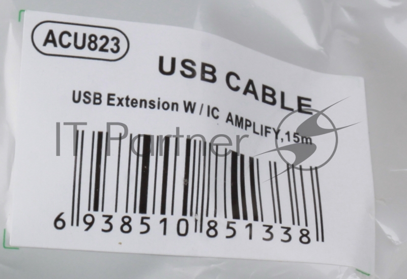 Кабель удлинитель Aopen активный ACU823-15M , USB2.0-repeater AM/AF 15м