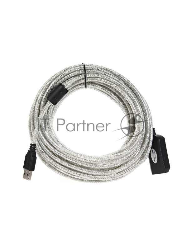 Кабель VCOM VUS7049-10M USB2.0-repeater, удлинительный активный <Am-->Af> 10м