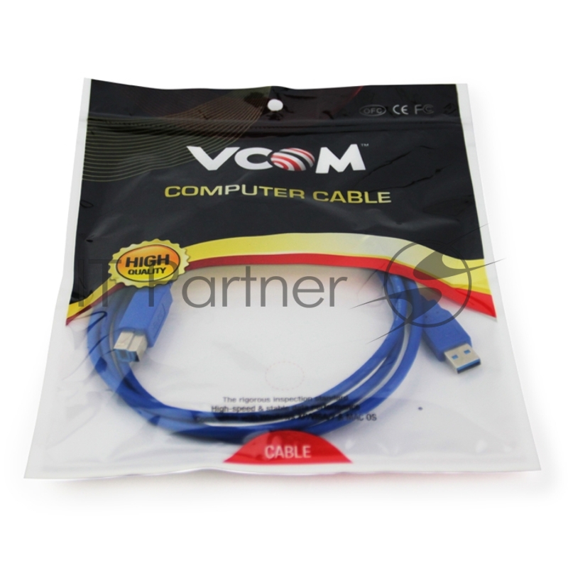 Кабель VCOM VUS7070-1.8M Кабель соединительный USB3.0 Am/Bm 1,8m (VUS7070-1.8M)