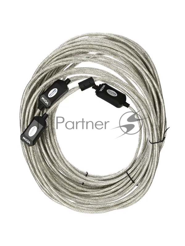 Кабель-адаптер VCOM VUS7049-25M USB2.0-repeater, удлинительный активный <Am-->Af> 25м