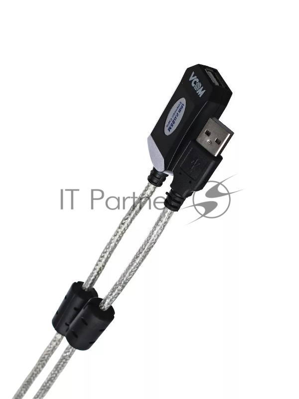 Кабель-адаптер VCOM VUS7049-25M USB2.0-repeater, удлинительный активный <Am-->Af> 25м