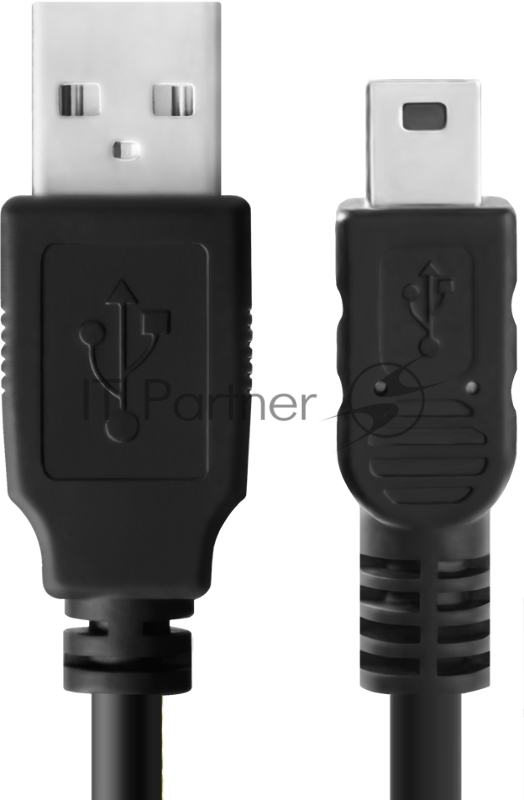 Кабель Greenconnect Кабель интерфейсный USB 2.0 1.8m Premium AM / mini 5P, 28 / 28 AWG двойное экранирование, антифриз, черный