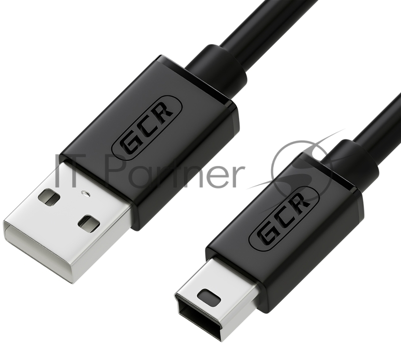 Кабель Greenconnect Кабель интерфейсный USB 2.0 3.0m Premium AM / mini 5P, 28 / 28 AWG двойное экранирование, антифриз, черный