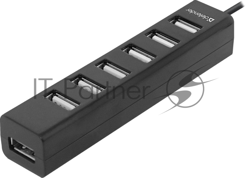 Универсальный USB разветвитель Quadro Swift USB2.0, 7 портов DEFENDER