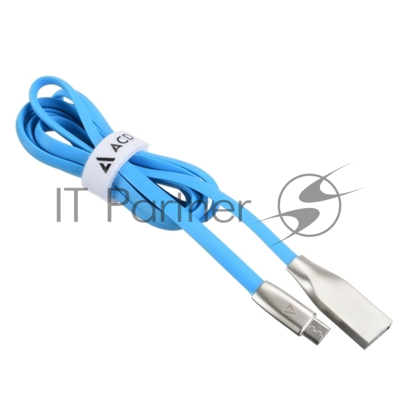 USB кабель ACD-Infinity MicroUSB ~ USB-A TPE, 1.2м, синий (ACD-U922-M1L)