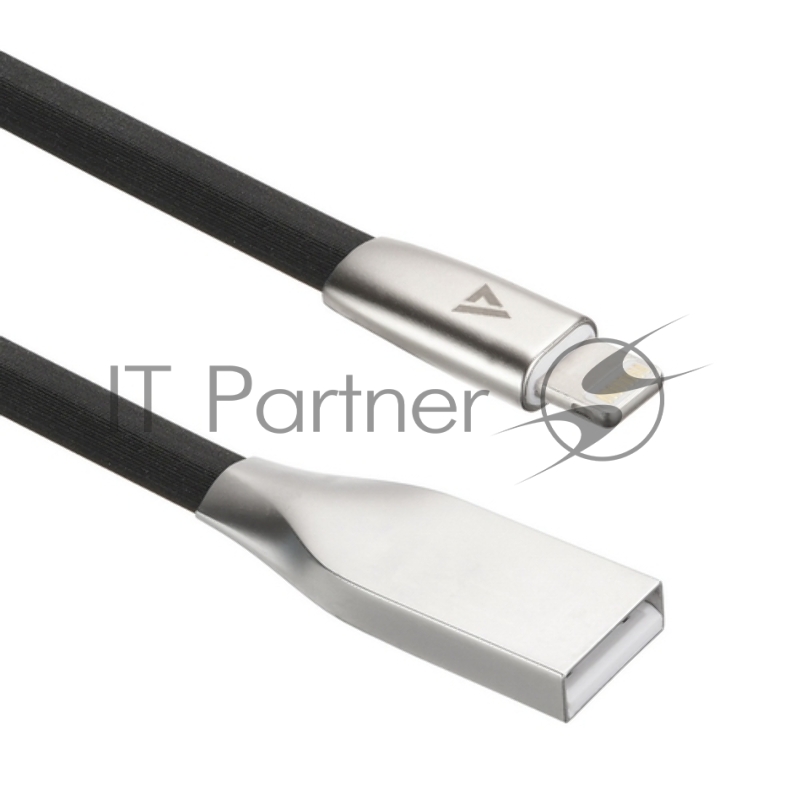 USB кабель ACD-Infinity Lightning ~ USB-A TPE, 1.2м, черный (ACD-U922-P5B)
