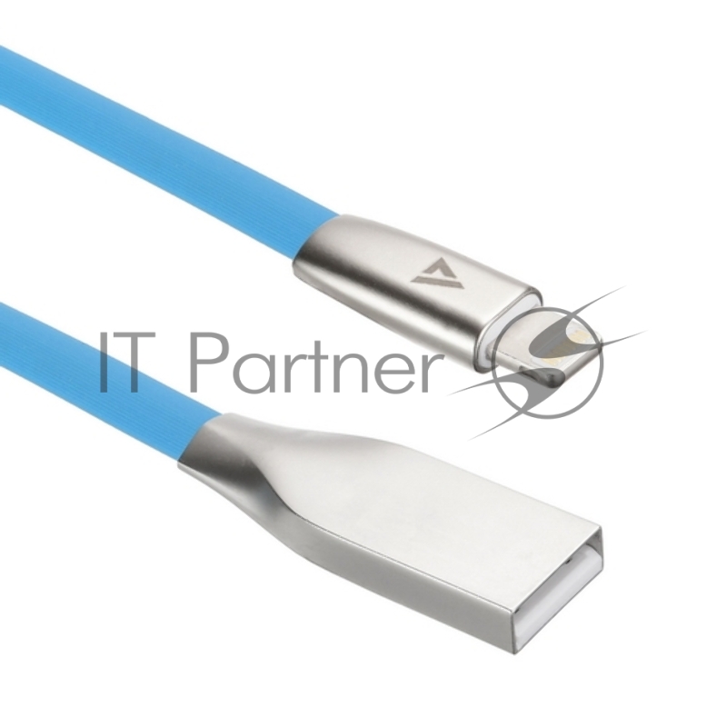 USB кабель ACD-Infinity Lightning ~ USB-A TPE, 1.2м, синий (ACD-U922-P5L)