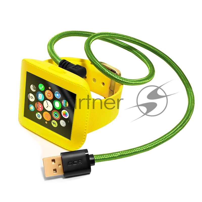 Greenconnect Кабель micro USB 2.0 0.5m угловой, зеленый, черные коннекторы, нейлон, ультрагибкий, позолоченные контакты, 28/28 AWG, AM / microB 5pin GCR-UA12AMCB6-BB2SG-0.5m, экран, армированный, морозостойкий Greenconnect Кабель micro USB 2.0 0.5m