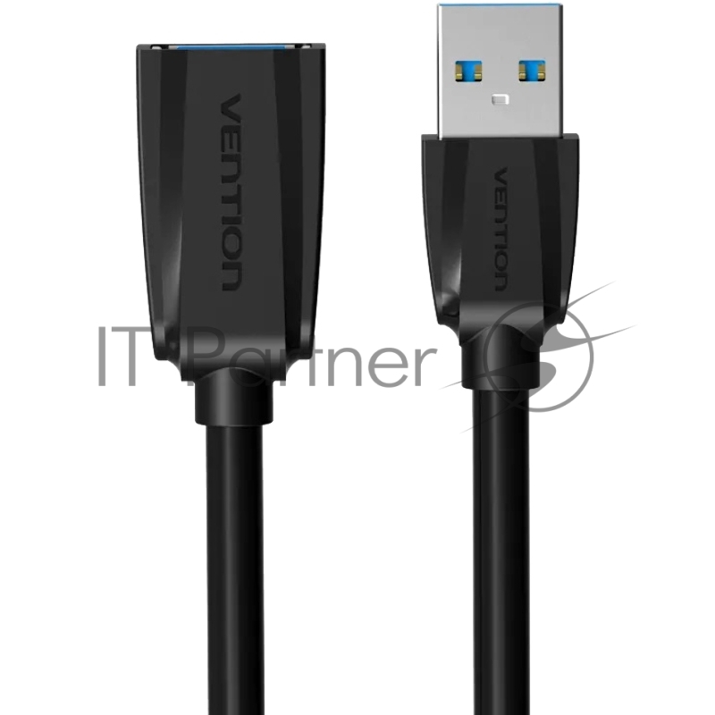 Кабель-удлинитель Vention USB 3.0 AM/AF - 0.5м Black Edition VAS-A45-B050