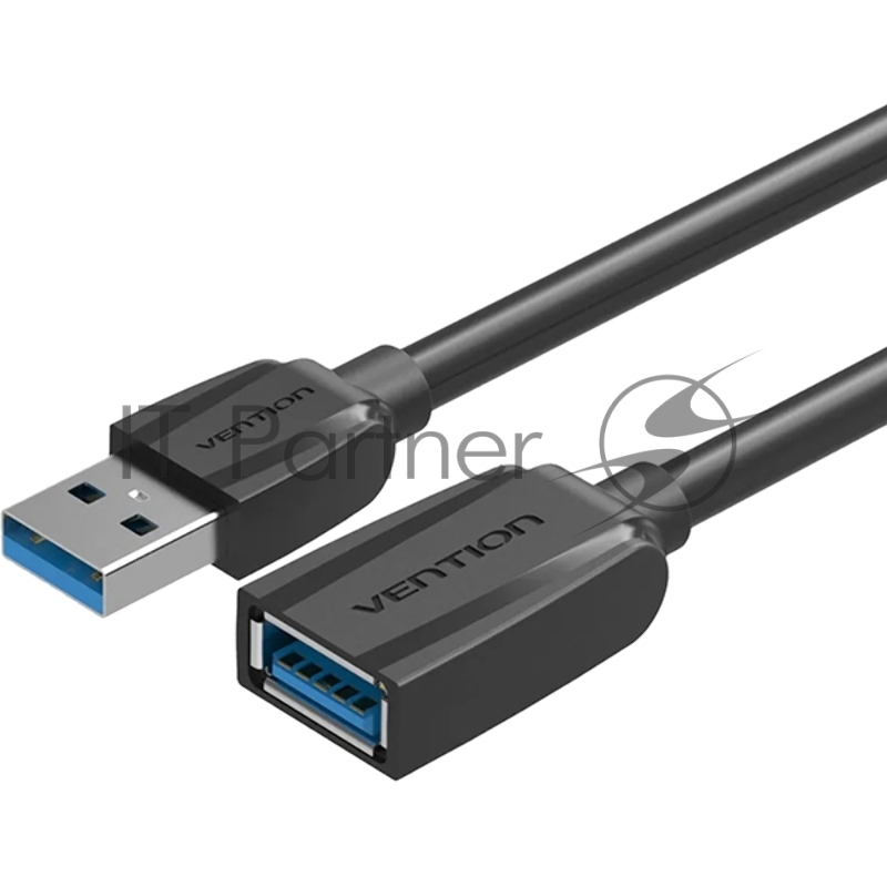 Кабель-удлинитель Vention USB 3.0 AM/AF - 0.5м Black Edition VAS-A45-B050