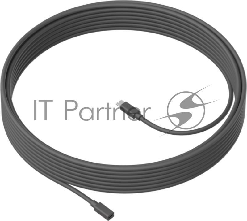 Кабель LOGITECH MeetUp 10m Mic Cable - GRAPHITE - WW - MEETUP 10M MIC CABLE