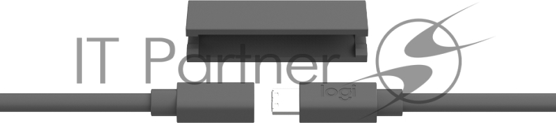 Кабель LOGITECH MeetUp 10m Mic Cable - GRAPHITE - WW - MEETUP 10M MIC CABLE