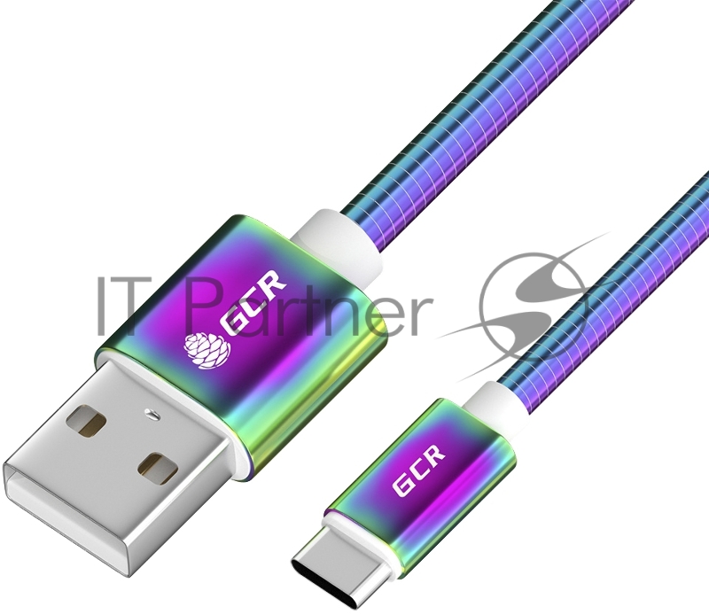 Кабель 1.0m TypeC GCR GRADIENT для Samsung, ОS Android, AL корпус. GCR-51979 GCR Кабель 1.0m TypeC GRADIENT для Samsung, ОS Android, AL корпус. GCR-51979