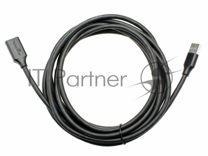 Кабель удлинительный USB3.0 Am-Af 1.8m Telecom черный (TUS708-1.8M)