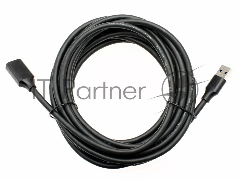 Кабель удлинительный USB3.0 Am-Af 5m Telecom черный (TUS708-5M)