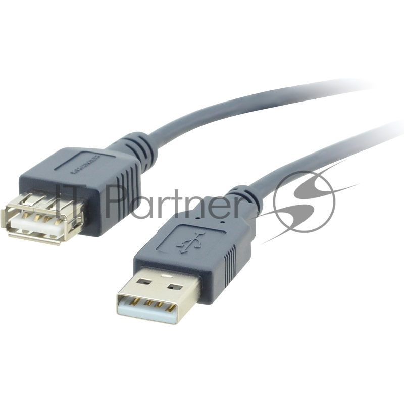 Кабель USB-A 2.0 вилка-розетка, 0.9 м