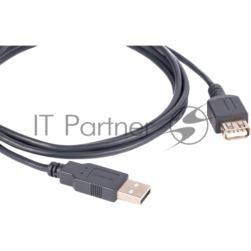 Кабель USB-A 2.0 вилка-розетка, 0.9 м