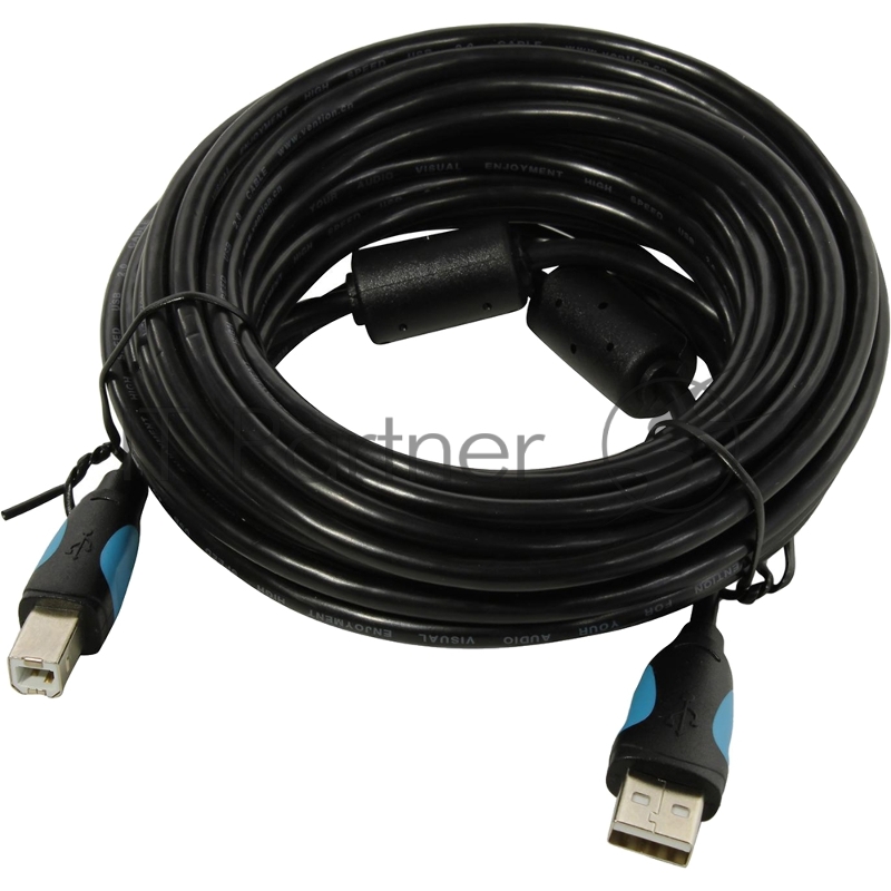 Кабель Vention USB 2.0 AM/BM - 8м. Черный Кабель Vention USB 2.0 AM/BM - 8м. Черный