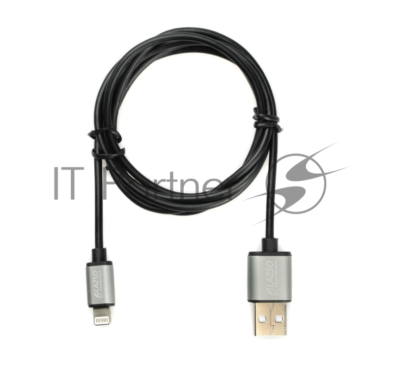 Кабель LAZSO для передачи данных и зарядки USB2.0 (Lightning), 2А