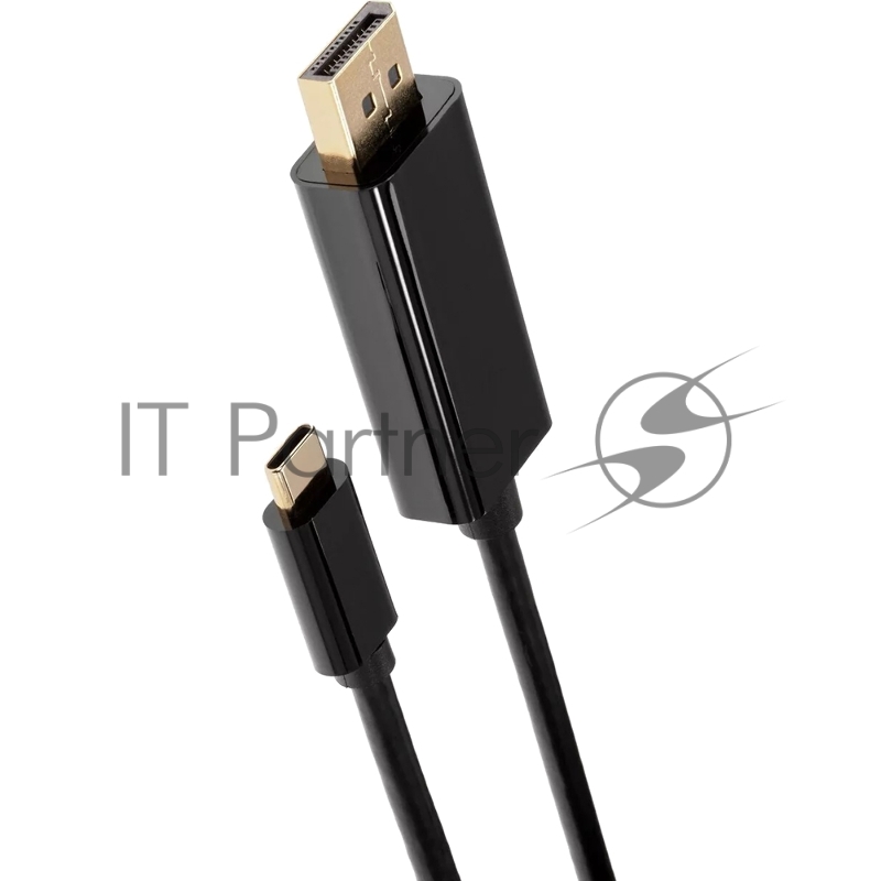Кабель-адаптер USB 3.1 Type-Cm -->DP(m) 4K@60Hz, 1,8m Aopen/Qust <ACU422MC-1.8M>