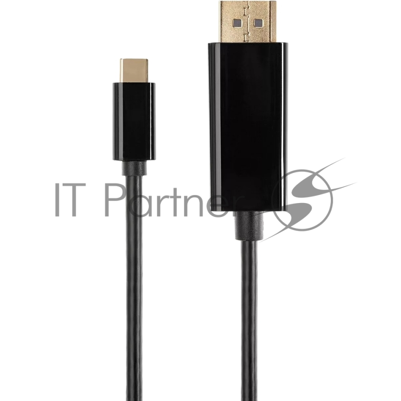 Кабель-адаптер USB 3.1 Type-Cm -->DP(m) 4K@60Hz, 1,8m Aopen/Qust <ACU422MC-1.8M>