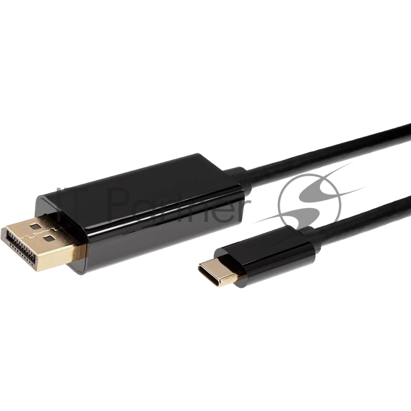Кабель-адаптер USB 3.1 Type-Cm -->DP(m) 4K@60Hz, 1,8m Aopen/Qust <ACU422MC-1.8M>