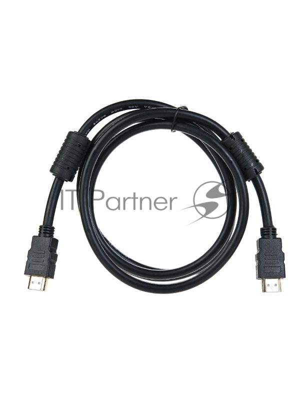 Кабель HDMI v.1.4 1.8м AOpen/Qust 3D/Ethernet, 2 фильтра, позолоченные контакты, ACG511D-1.8M