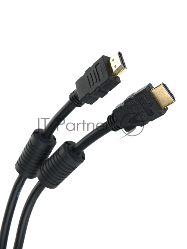 Кабель HDMI v.1.4 1.8м AOpen/Qust 3D/Ethernet, 2 фильтра, позолоченные контакты, ACG511D-1.8M