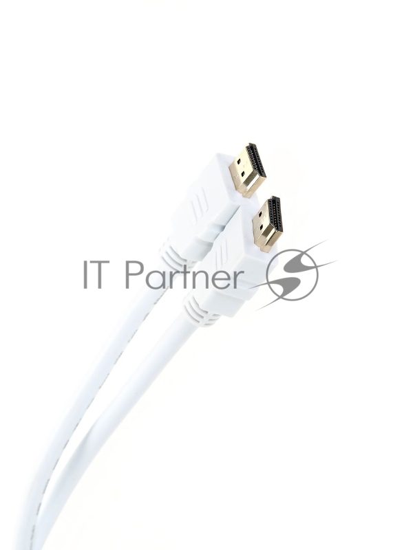 Кабель HDMI v.1.4 3м AOpen/Qust 19M/M 3D/Ethernet, белый, позолоченные контакты, ACG511W-3M