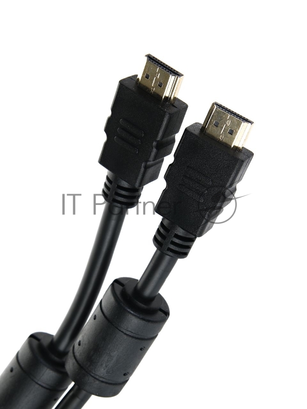 Кабель AOpen/Qust Кабель HDMI 19M/M+2 фильтра 1.4V+3D/Ethernet (ACG511D-10M) 10m, позолоченные контакты 6938510810454