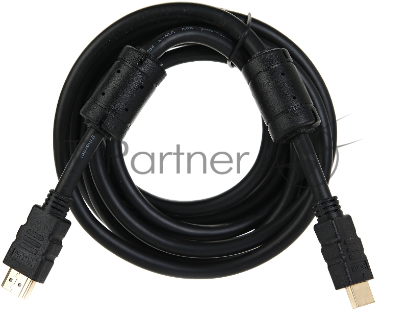 Кабель VCOM VHD6020D-3MB Кабель HDMI 19M/M ver:1.4+3D, 3m, позолоченные контакты, 2 фильтра Blister