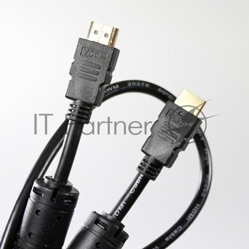 Кабель VCOM VHD6020D-20MB VCOM HDMI 19M/M ver:1.4+3D, 20m, позолоченные контакты, 2 фильтра <VHD6020D-20MB> Blister