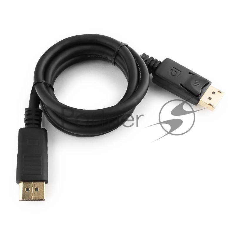 Кабель DisplayPort Gembird/Cablexpert , 1м, 20M/20M, черный, экран, пакет(CC-DP-1M)