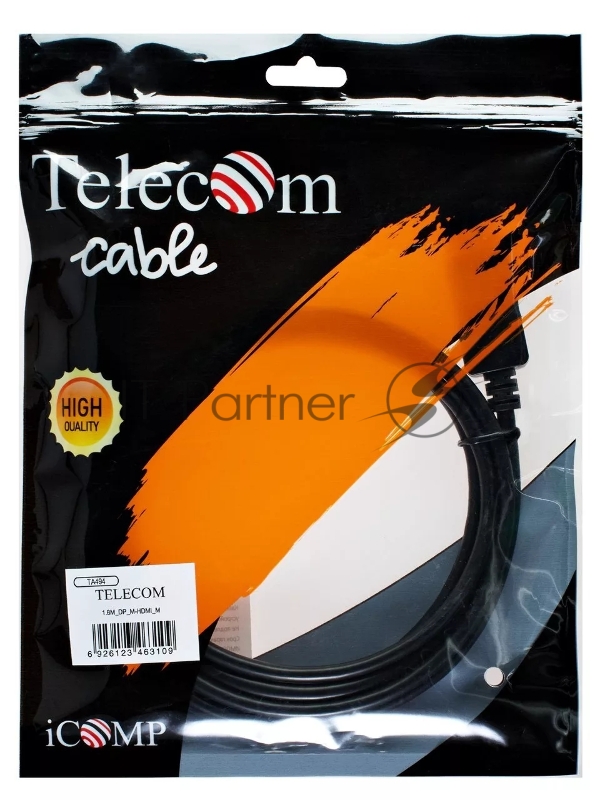 Кабель-переходник DisplayPort M-> HDMI M 1.8m Telecom [TA494)