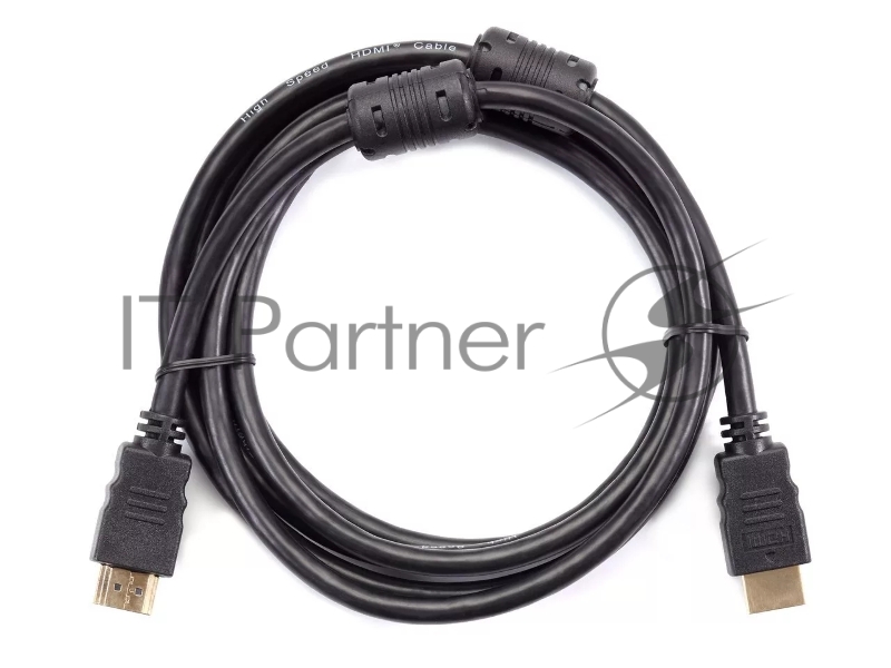 Кабель Telecom HDMI-19M --- HDMI-19M ver 2.0+3D/Ethernet,2 фильтра 2m <TCG200F-2M>