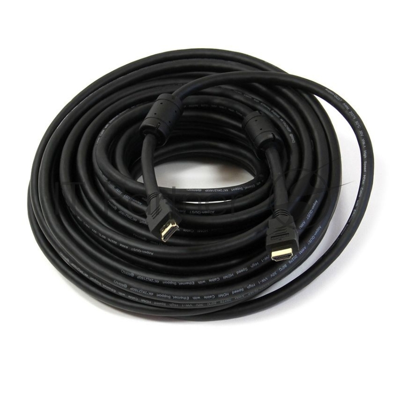 Кабель HDMI 19M/M ver 2.0, 20М, 2 фильтра Aopen
