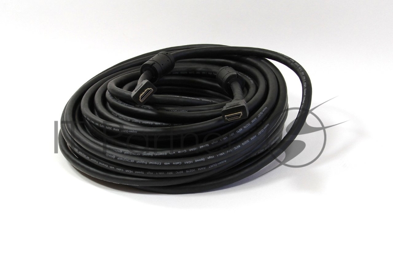 Кабель HDMI 19M/M ver 2.0, 20М, 2 фильтра Aopen