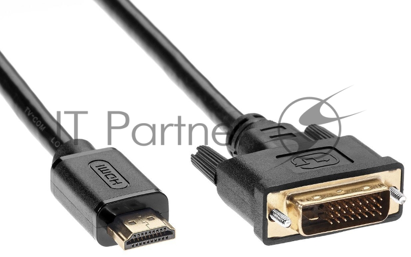 Кабель HDMI-DVI 5M LCG135E-5M TV-COM