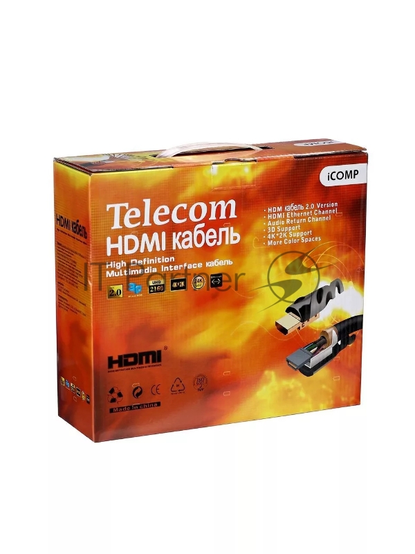 Кабель HDMI-HDMI 15M V2 TCG200F-15M TELECOM
